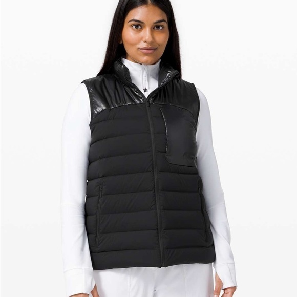 Lululemon Navigation Stretch Down Vest Style W4BLLS size 6 - Picture 1 of 8